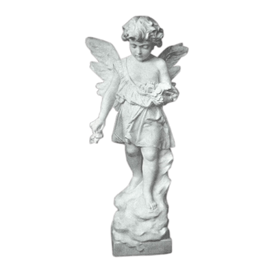 Tranquil Angel Granite Statue IV